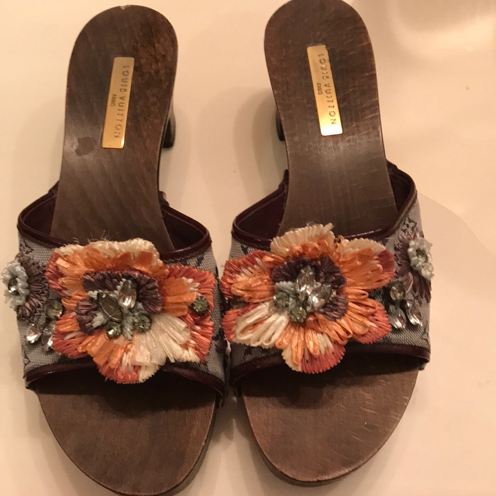 Louis Vuitton platform wedges